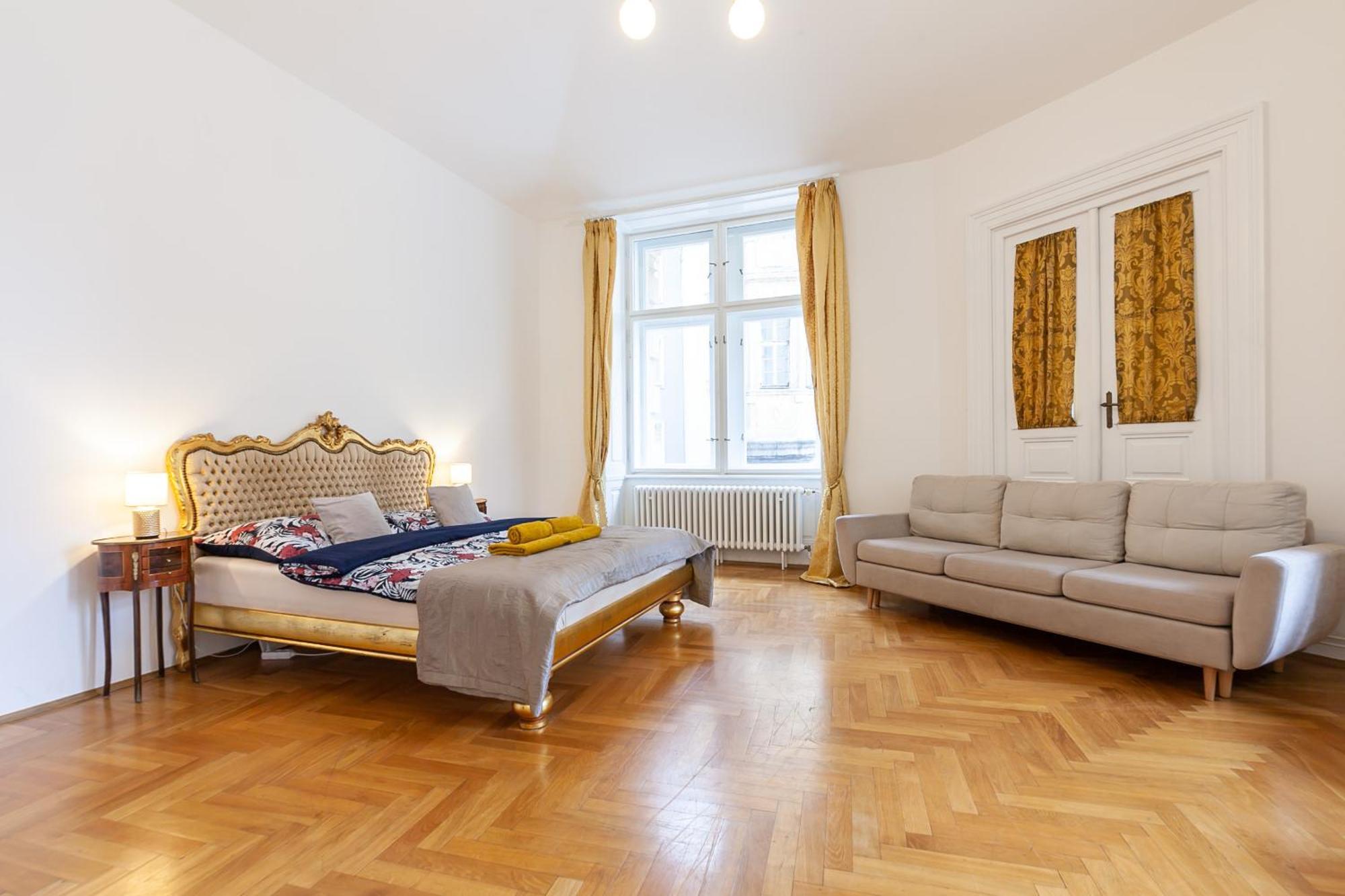 Royal Apartment By Charles Bridge View Of Saint Nicholas Church Apartment Prag